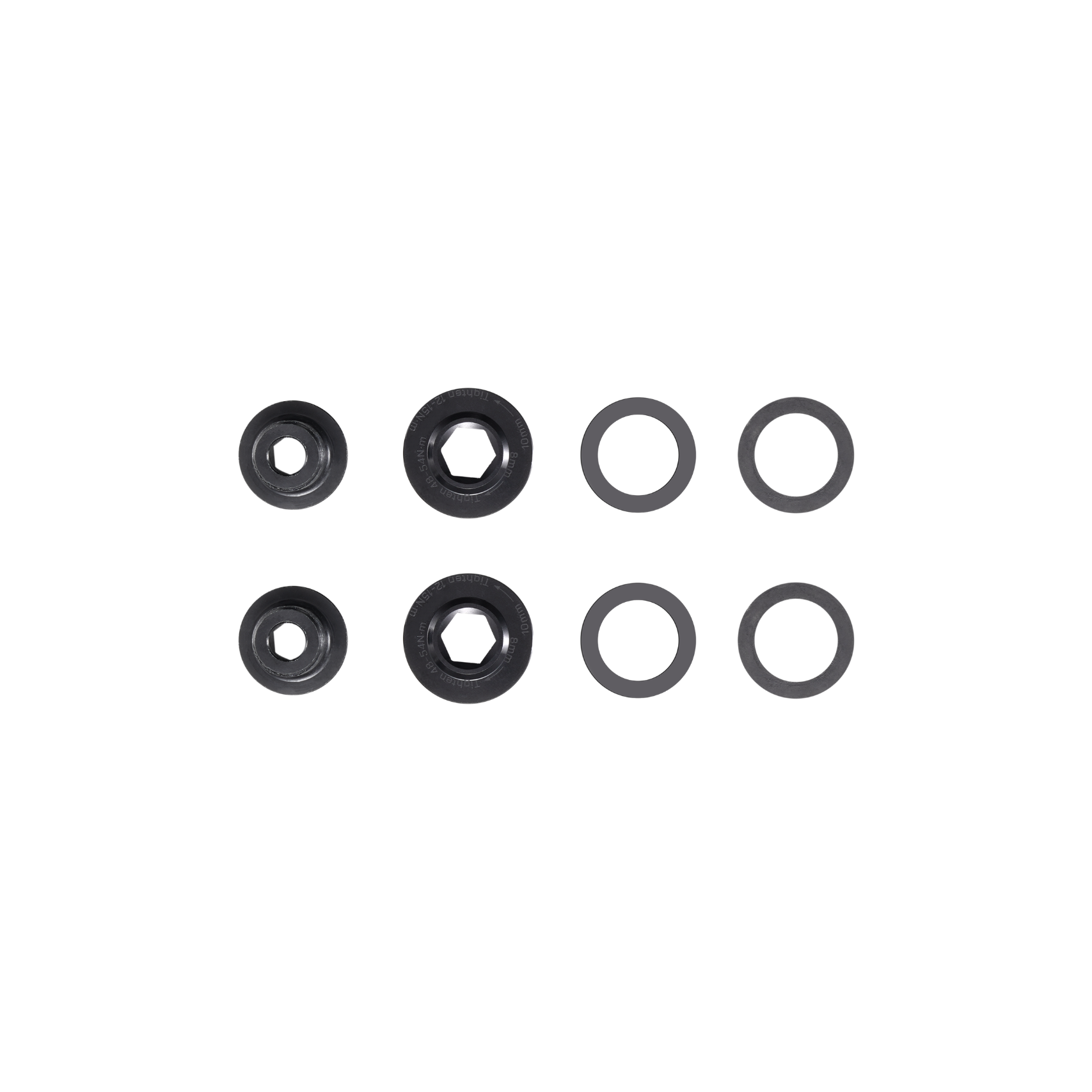 Avinox Crank Bolt Kit (Dual-Ring Laser Etched)